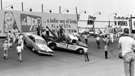 Rex White's No. 4 car after he wrecked at the 1961 Nashville 500.Source: Imagn